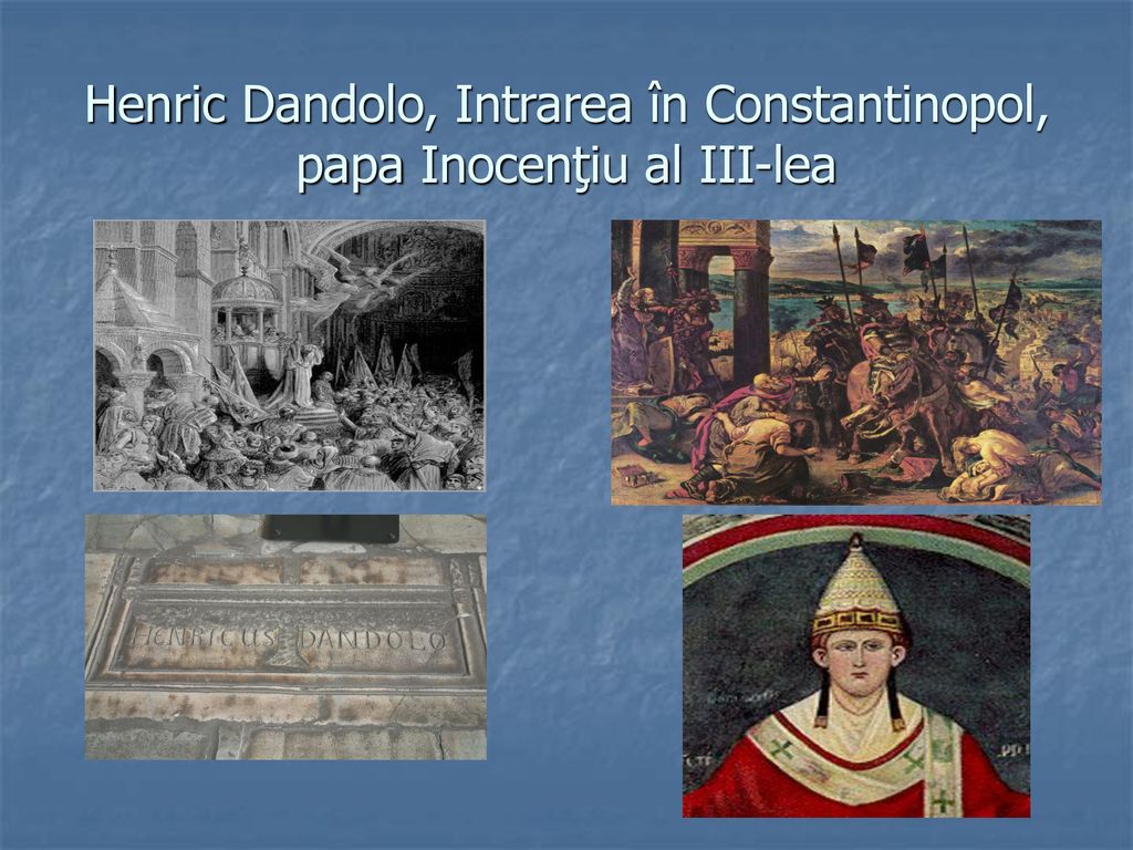 Henric Dandolo, Intrarea în Constantinopol, papa Inocenţiu al III-lea