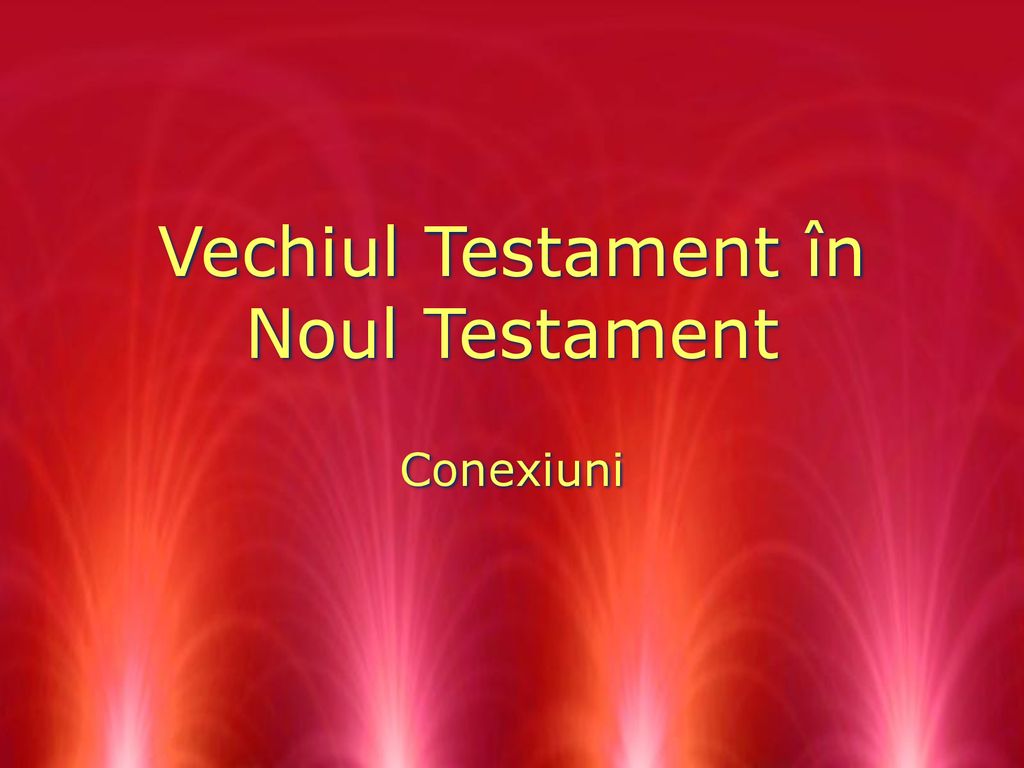 Vechiul Testament în Noul Testament