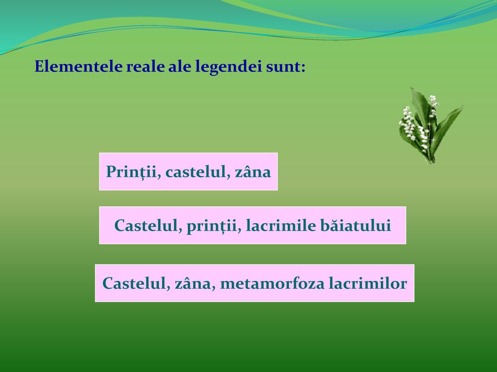 Elementele reale ale legendei sunt: