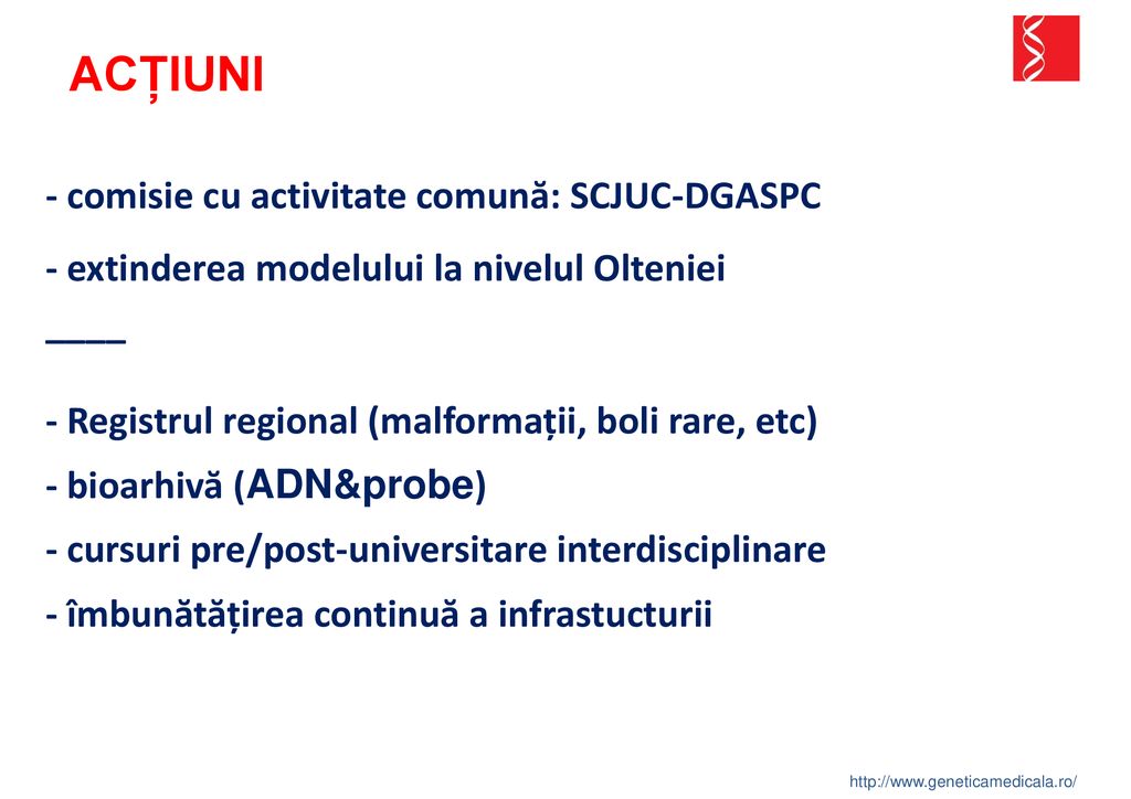 Acțiuni - comisie cu activitate comună: SCJUC-DGASPC