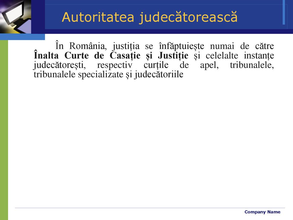 Autoritatea judecătorească