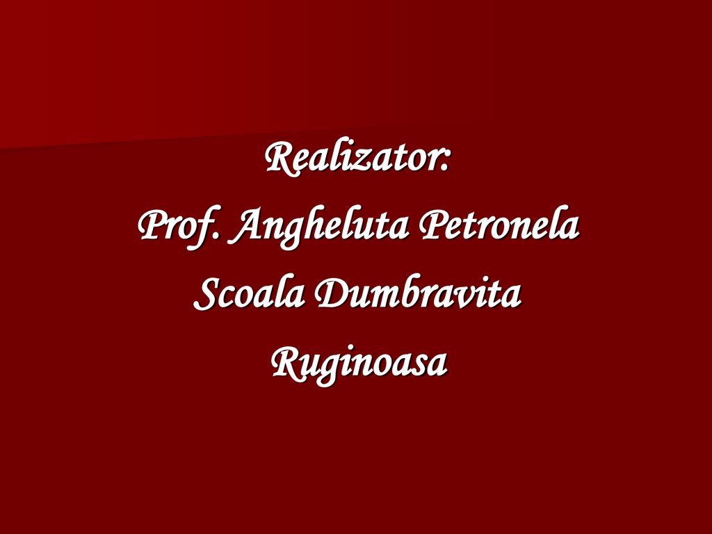 Prof. Angheluta Petronela