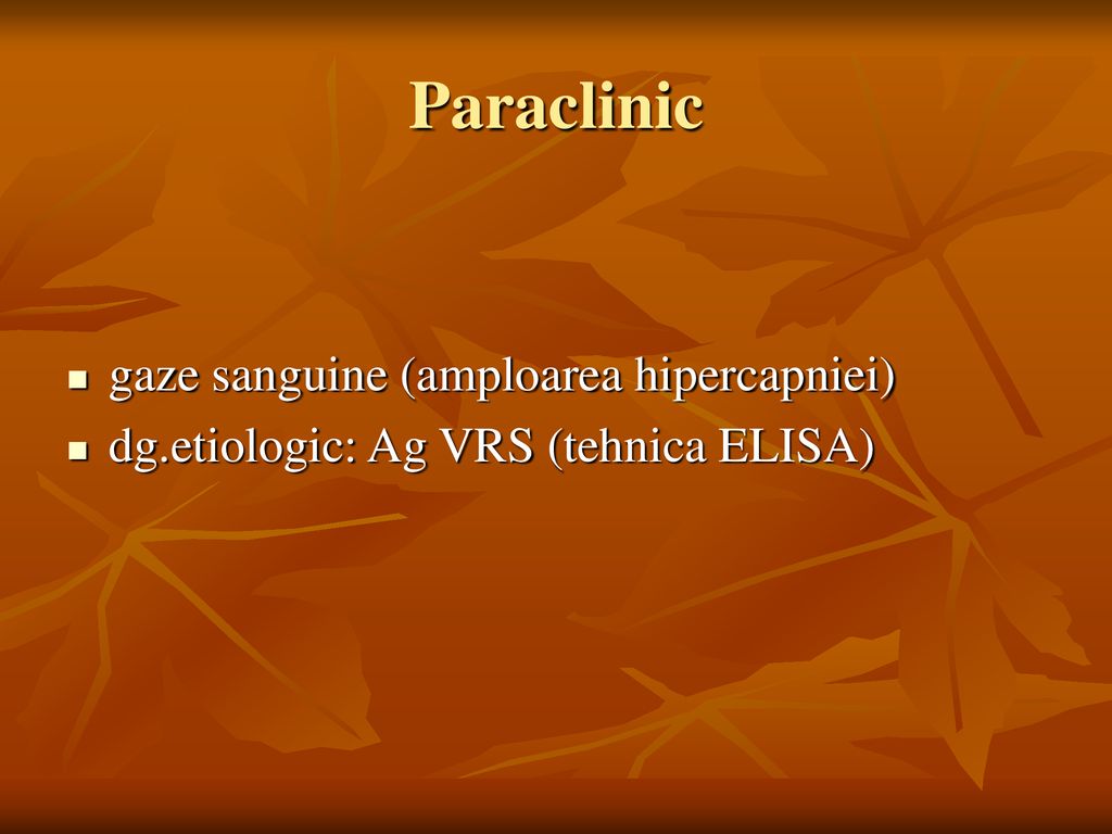 Paraclinic gaze sanguine (amploarea hipercapniei)