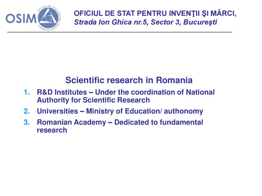 Scientific research in Romania