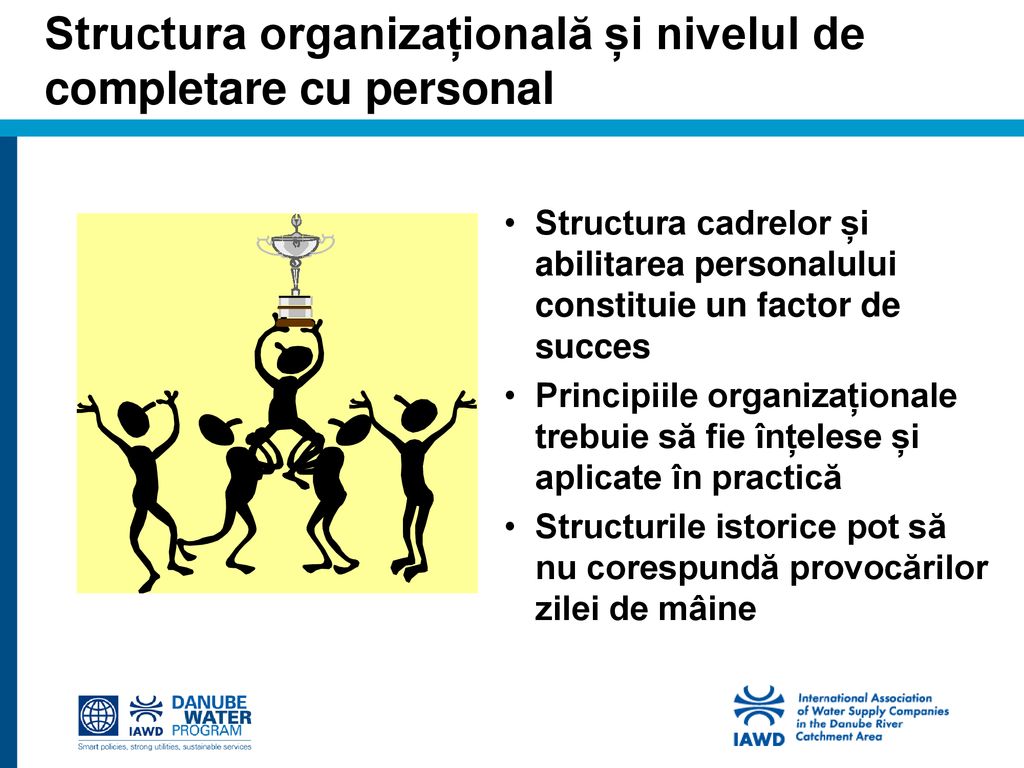 Structura organizațională și nivelul de completare cu personal