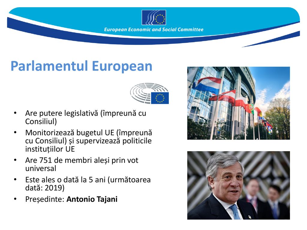 Parlamentul European Are putere legislativă (împreună cu Consiliul)