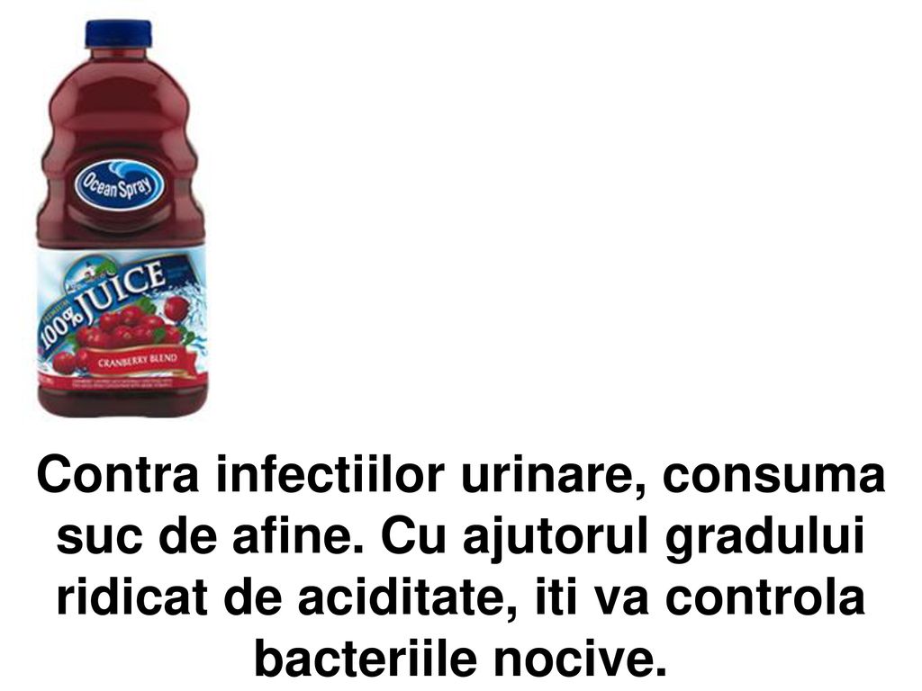 Contra infectiilor urinare, consuma suc de afine