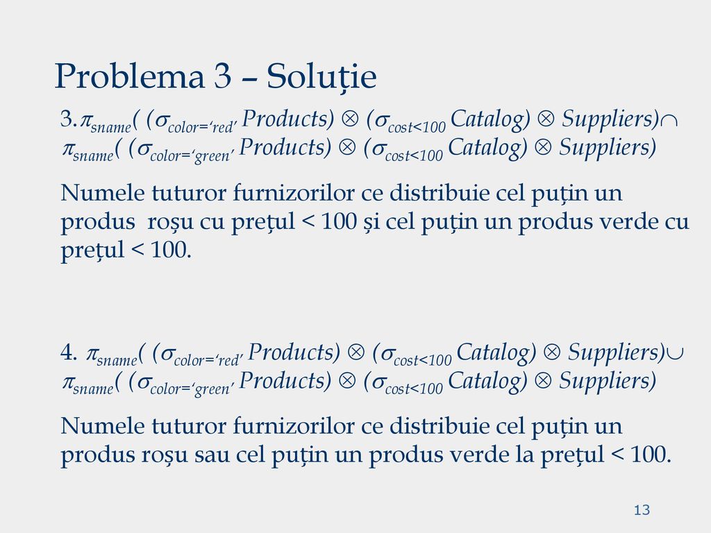 Problema 3 – Soluție