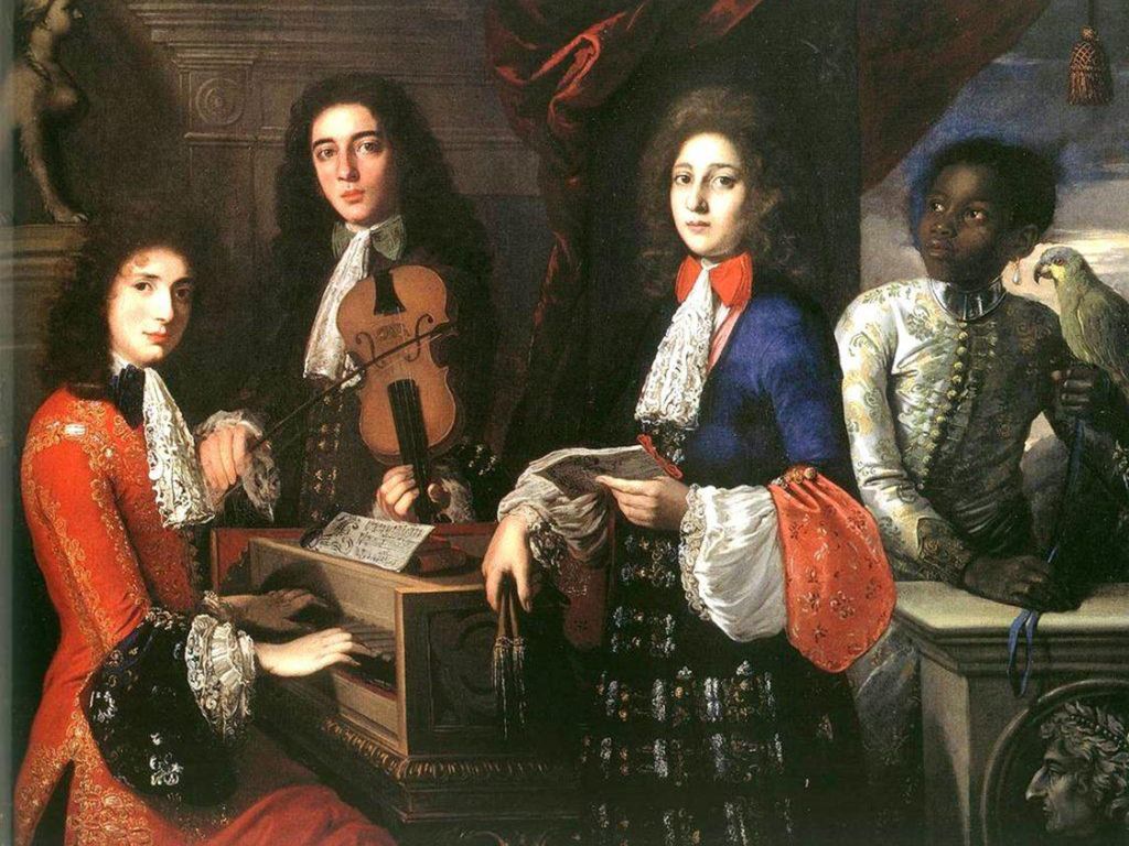 Anton Domenico Gabbiani - Trei muzicieni la curtea de Medici