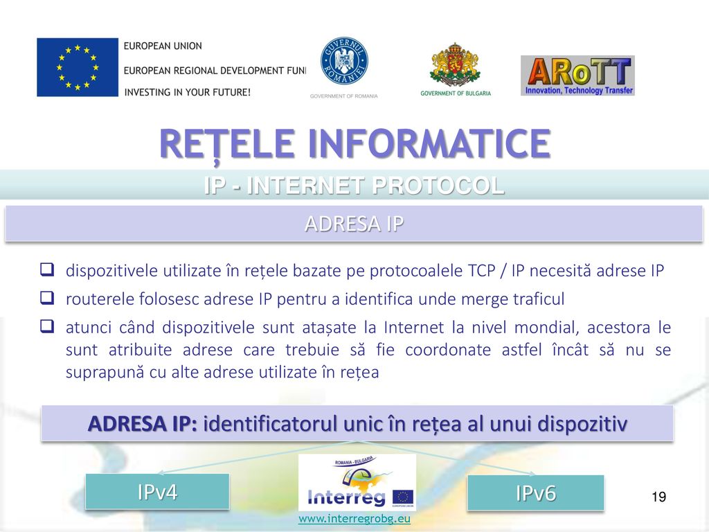 ADRESA IP: identificatorul unic în rețea al unui dispozitiv