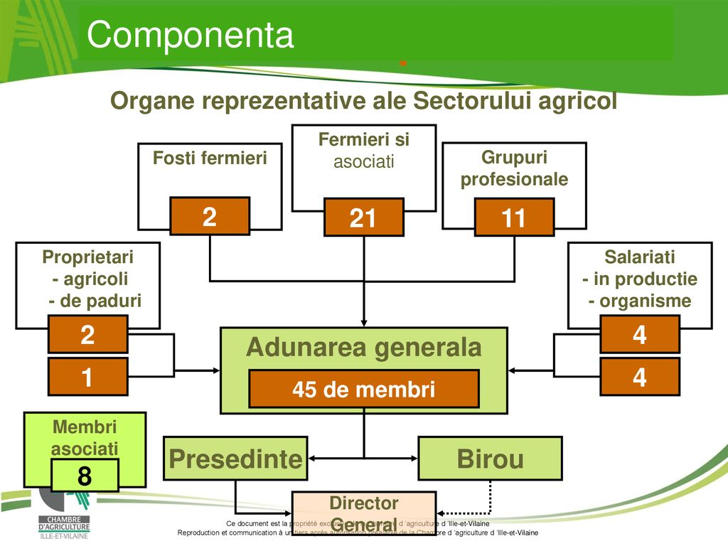 Organe reprezentative ale Sectorului agricol