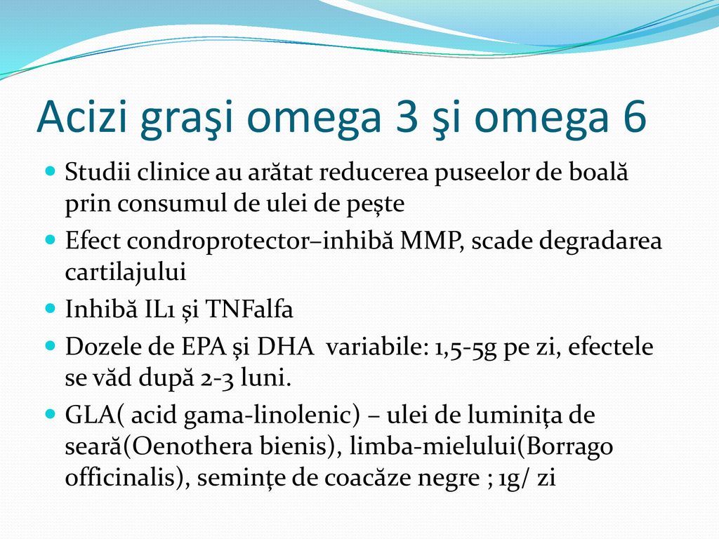 Acizi graşi omega 3 şi omega 6
