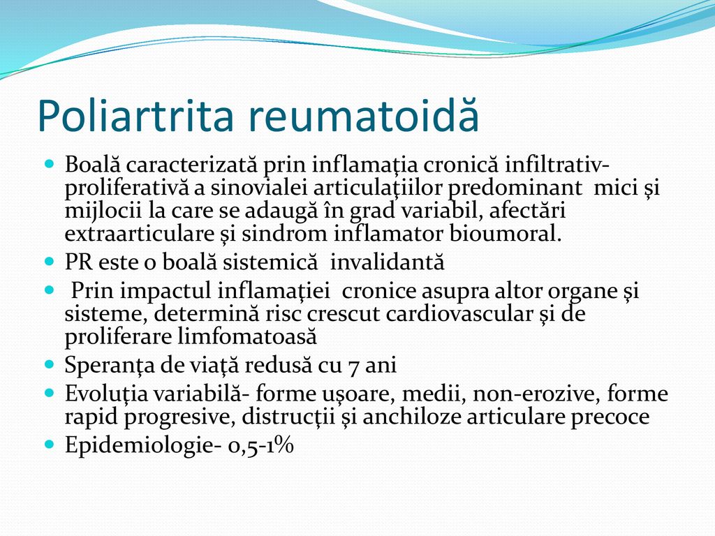 Poliartrita reumatoidă
