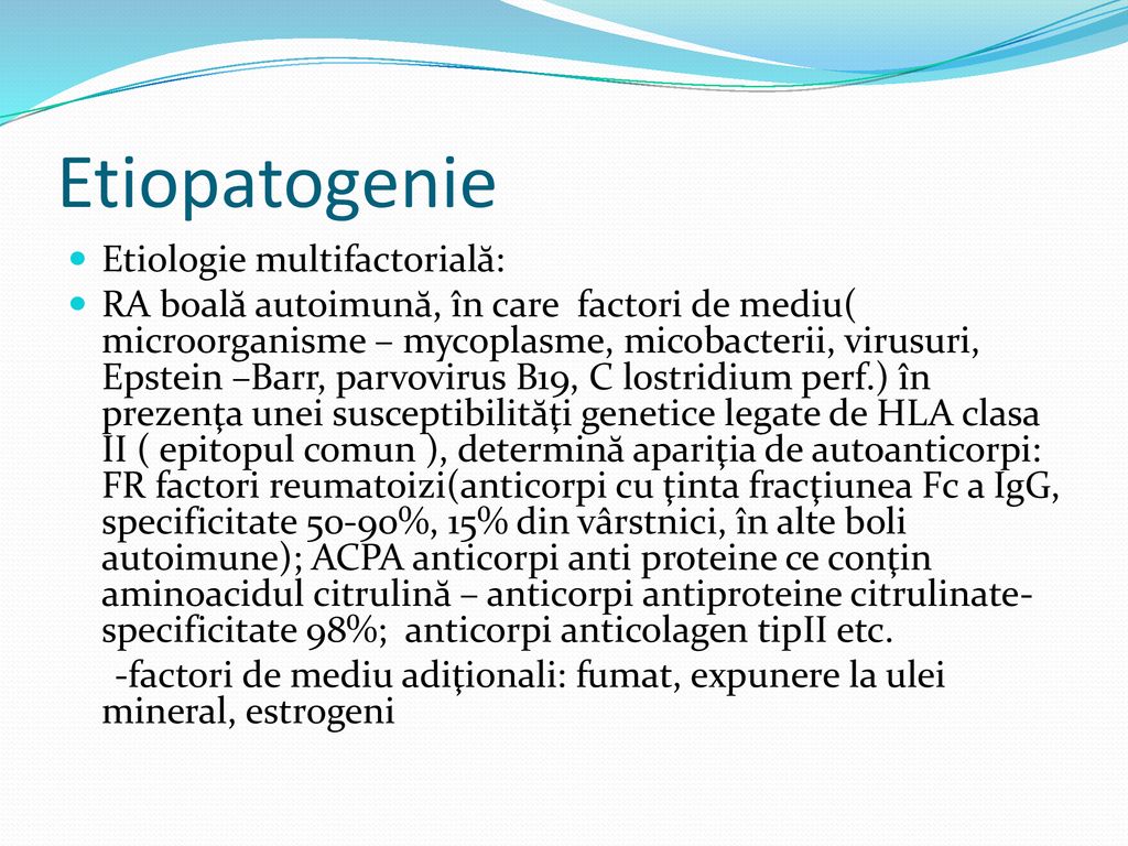 Etiopatogenie Etiologie multifactorială: