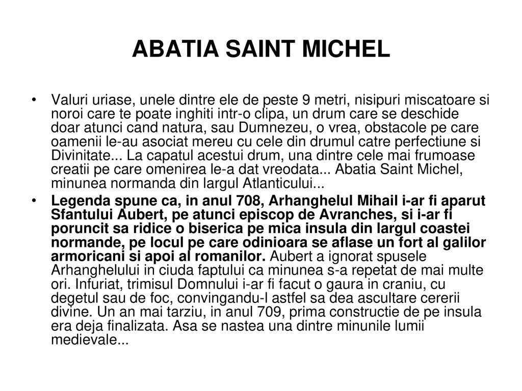ABATIA SAINT MICHEL