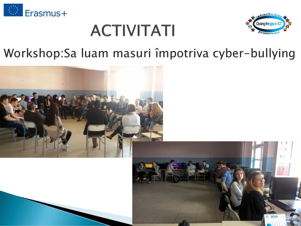 ACTIVITATI Workshop:Sa luam masuri împotriva cyber-bullying
