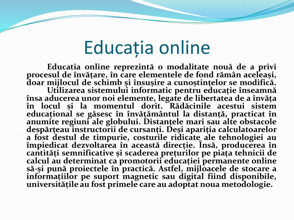 Educația online