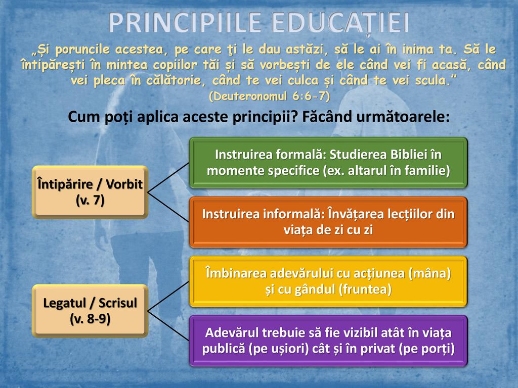 PRINCIPIILE EDUCAȚIEI