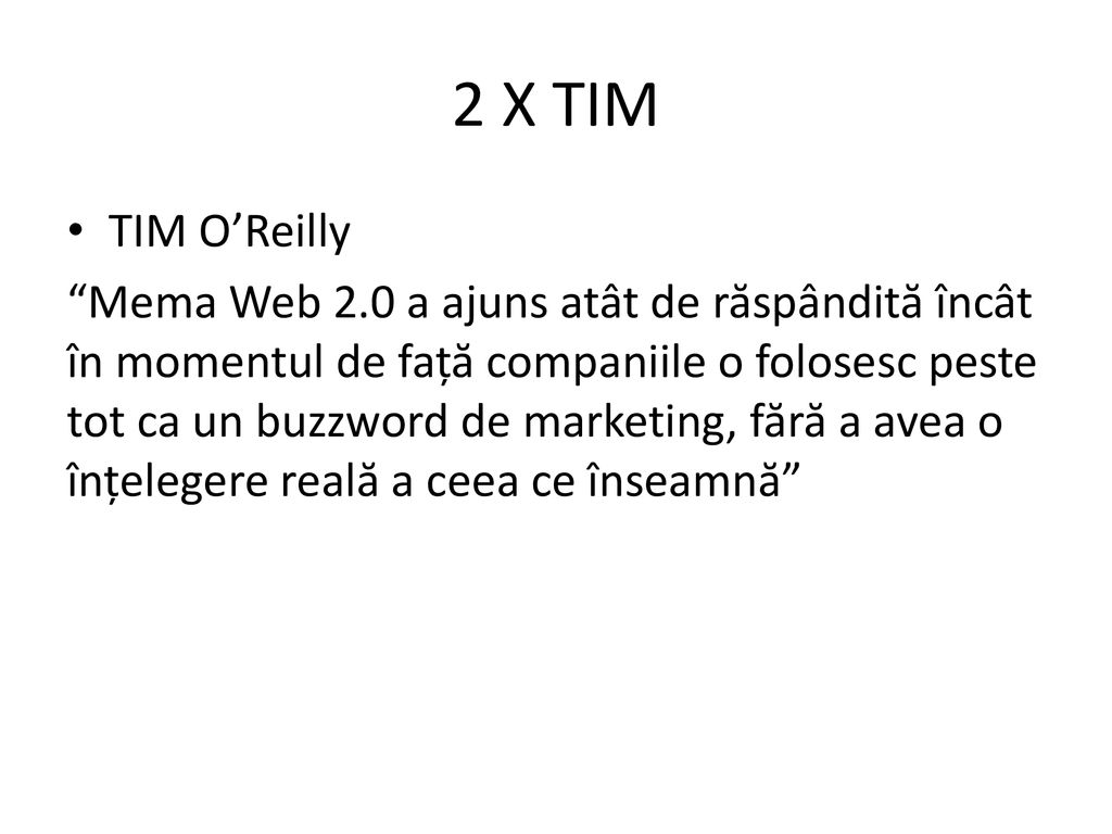 2 X TIM TIM O’Reilly.