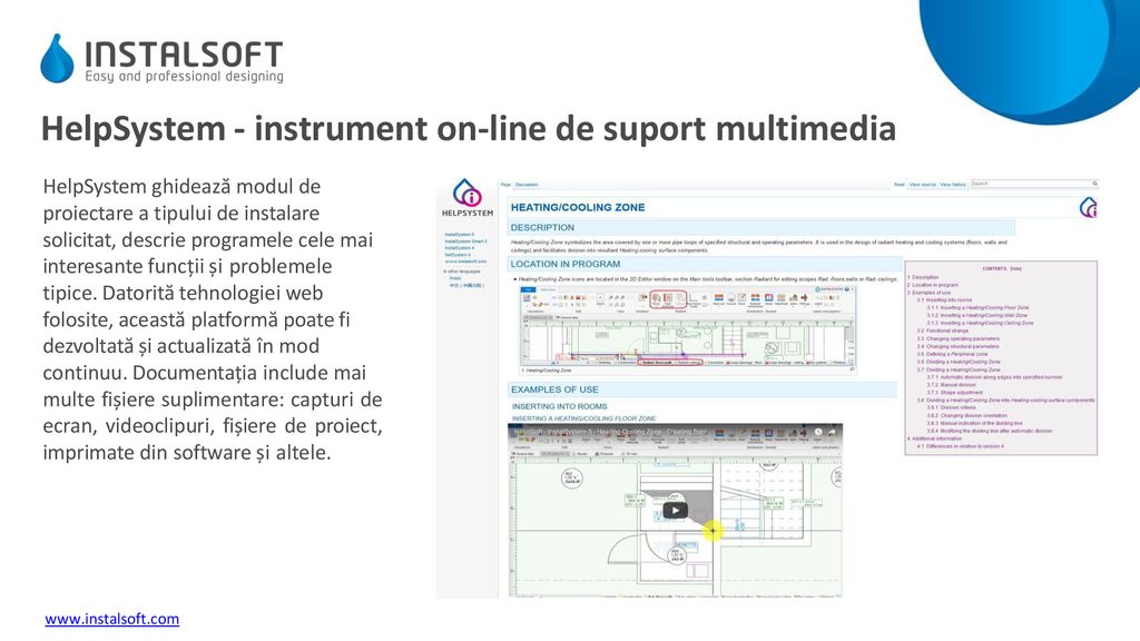 HelpSystem - instrument on-line de suport multimedia