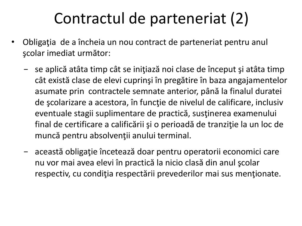 Contractul de parteneriat (2)