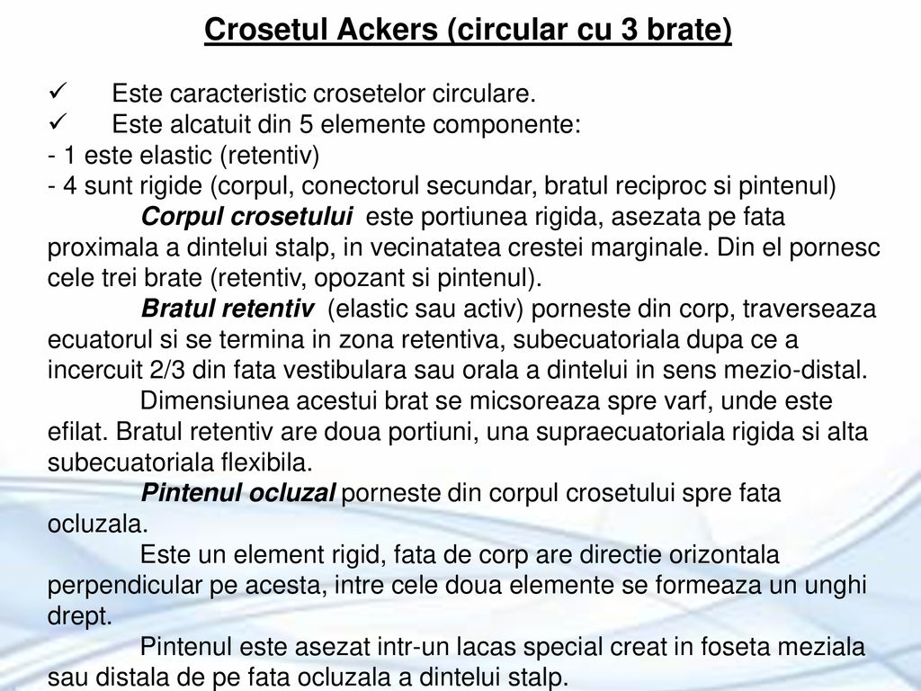 Crosetul Ackers (circular cu 3 brate)