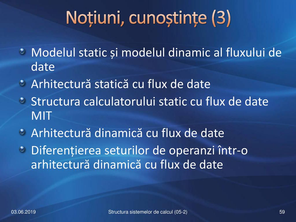 Structura sistemelor de calcul (05-2)