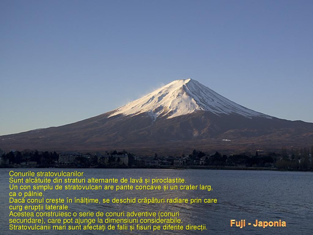 Fuji - Japonia Conurile stratovulcanilor