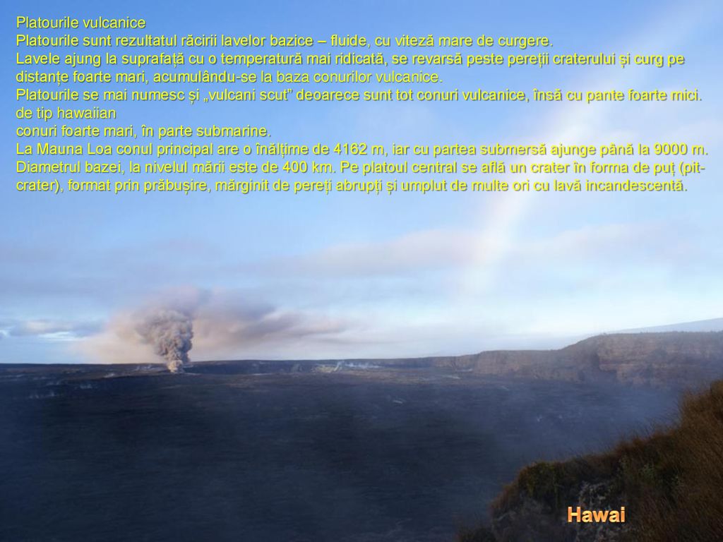 Hawai Platourile vulcanice