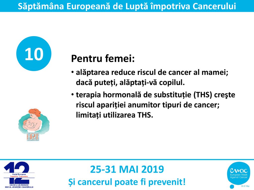 Săptămâna Europeană de Luptă împotriva Cancerului