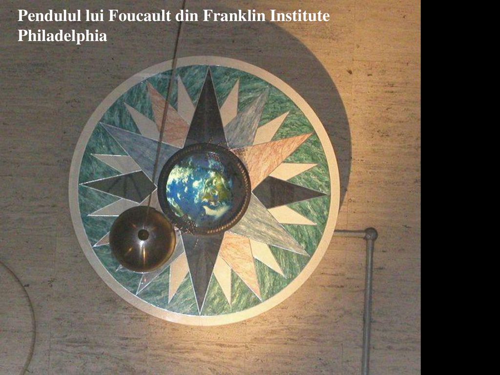 Pendulul lui Foucault din Franklin Institute Philadelphia