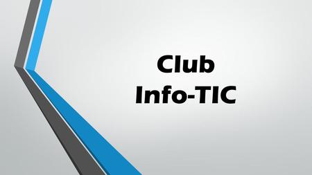 Club Info-TIC.