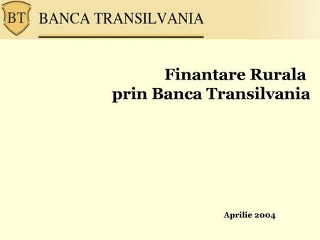 prin Banca Transilvania