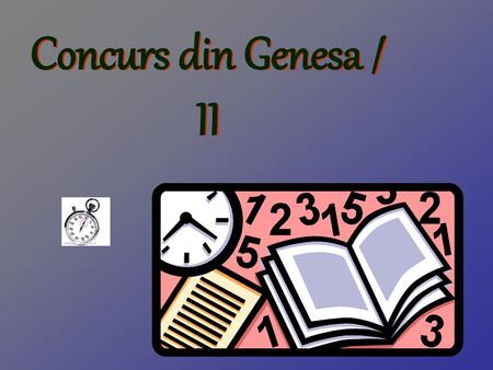 Concurs din Genesa / II.