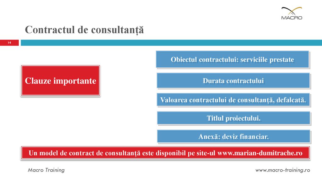 Contractul de consultanță