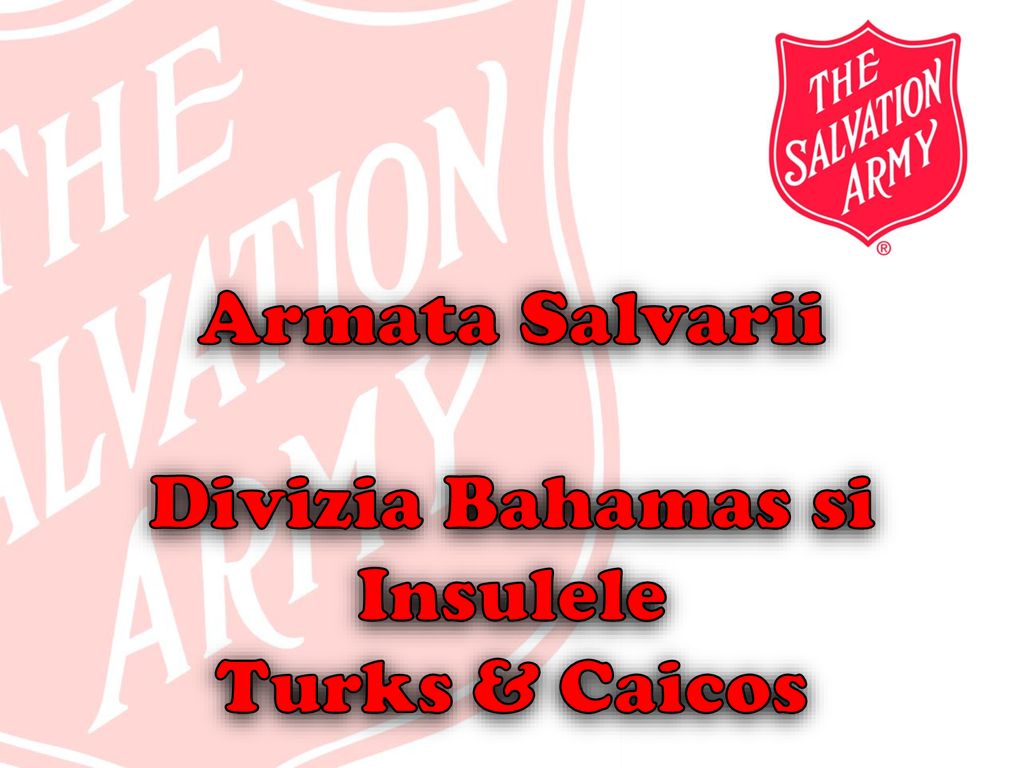 Armata Salvarii Divizia Bahamas si Insulele Turks & Caicos
