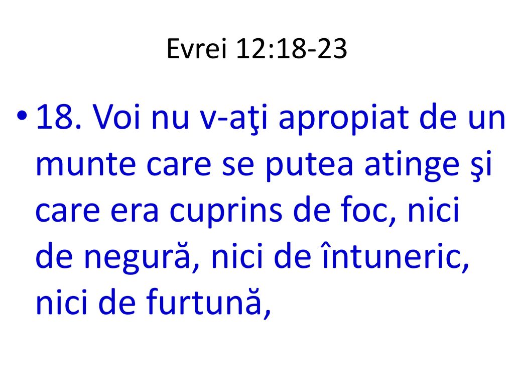 Evrei 12:18-23
