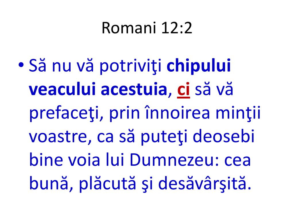 Romani 12:2