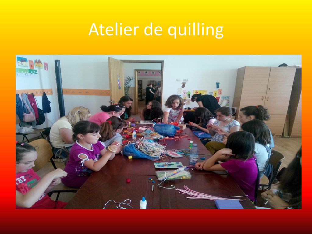 Atelier de quilling