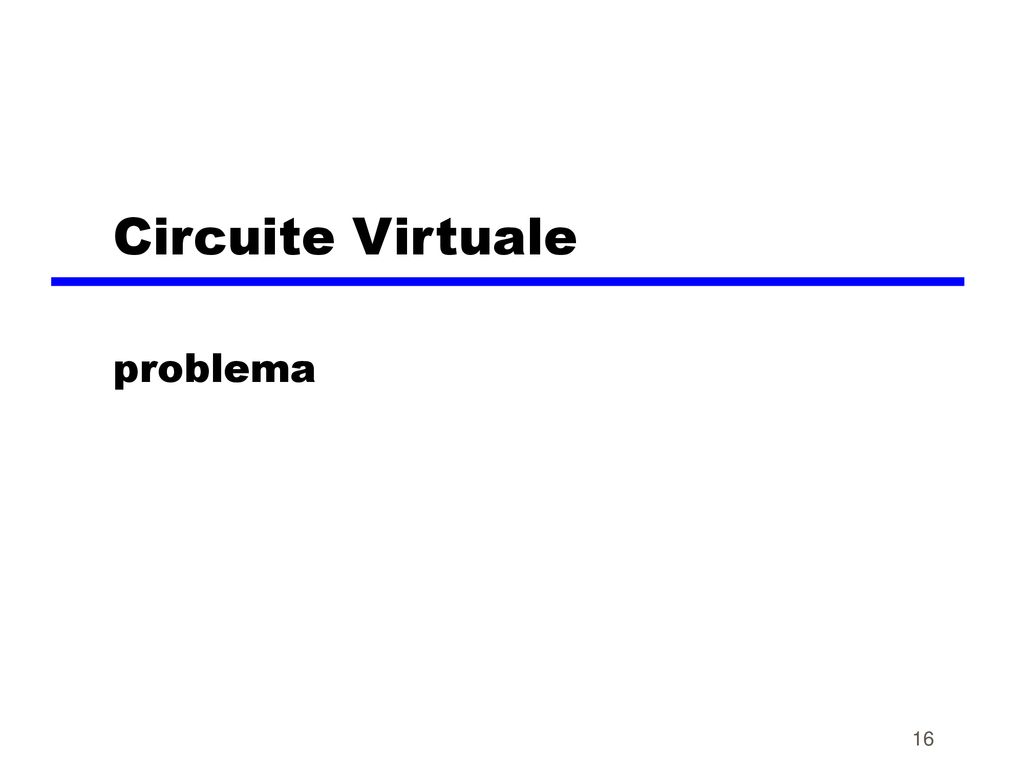 Circuite Virtuale problema