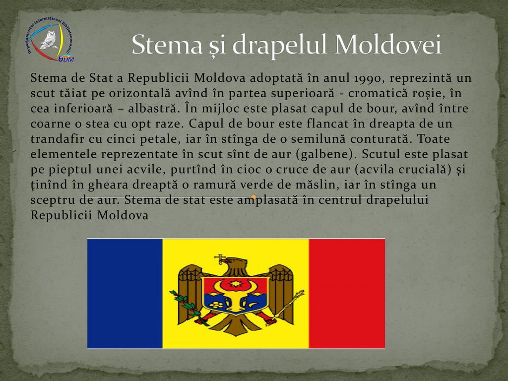 Stema şi drapelul Moldovei