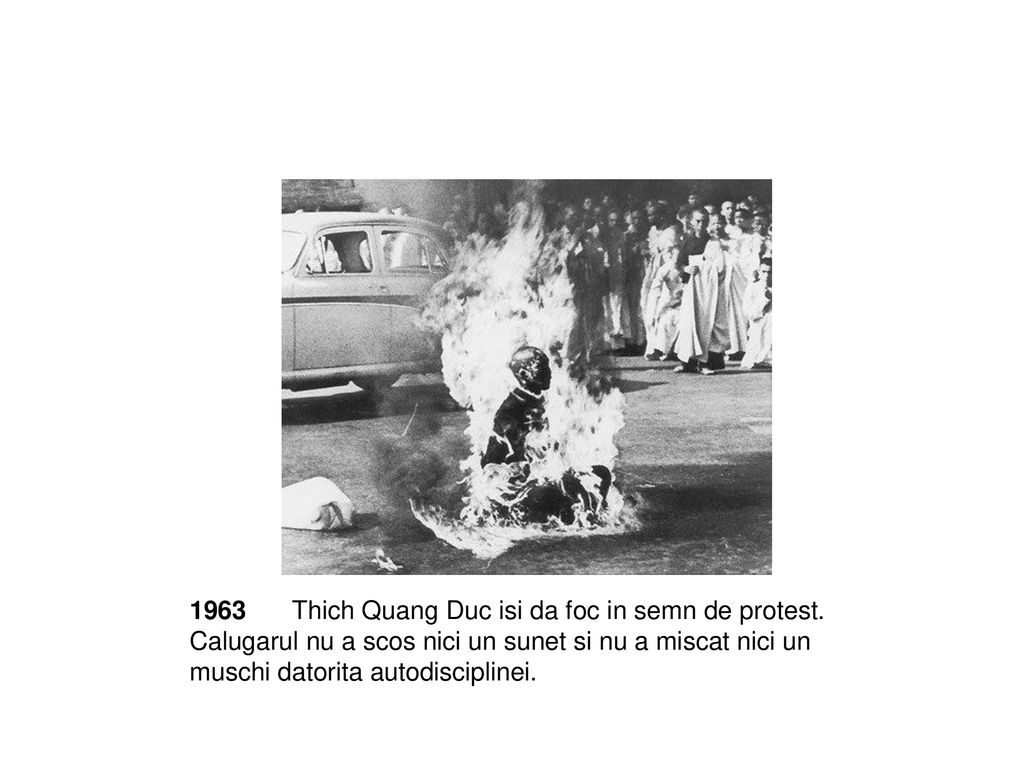 1963. Thich Quang Duc isi da foc in semn de protest