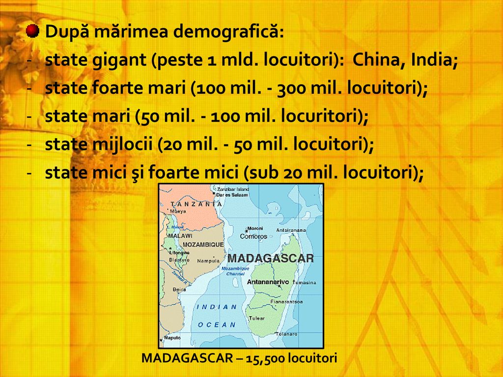 MADAGASCAR – 15,500 locuitori
