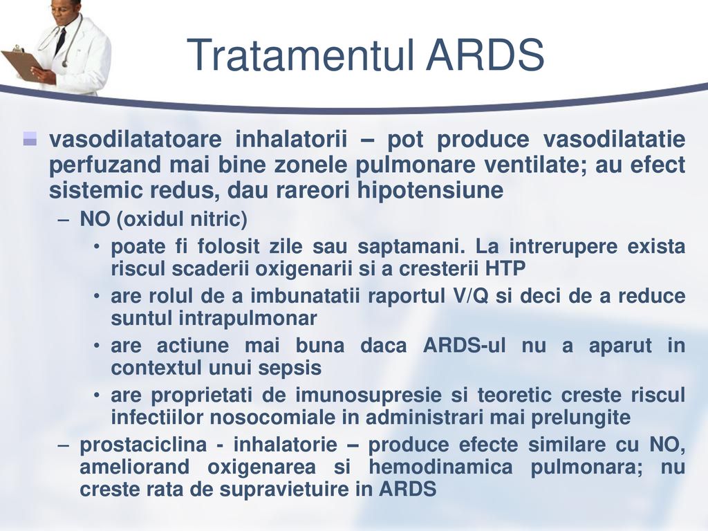 Tratamentul ARDS