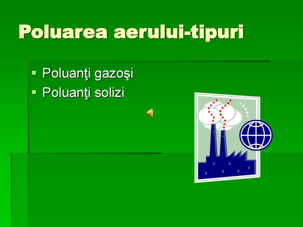 Poluarea aerului-tipuri
