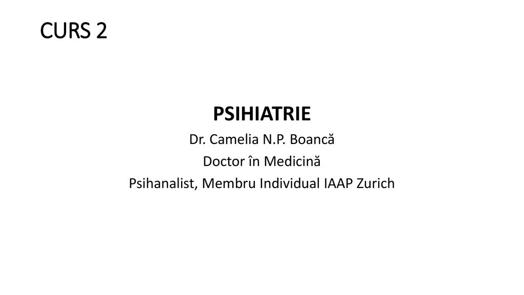 Psihanalist, Membru Individual IAAP Zurich
