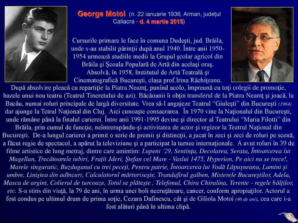 George Motoi (n. 22 ianuarie 1936, Arman, județul Caliacra - d