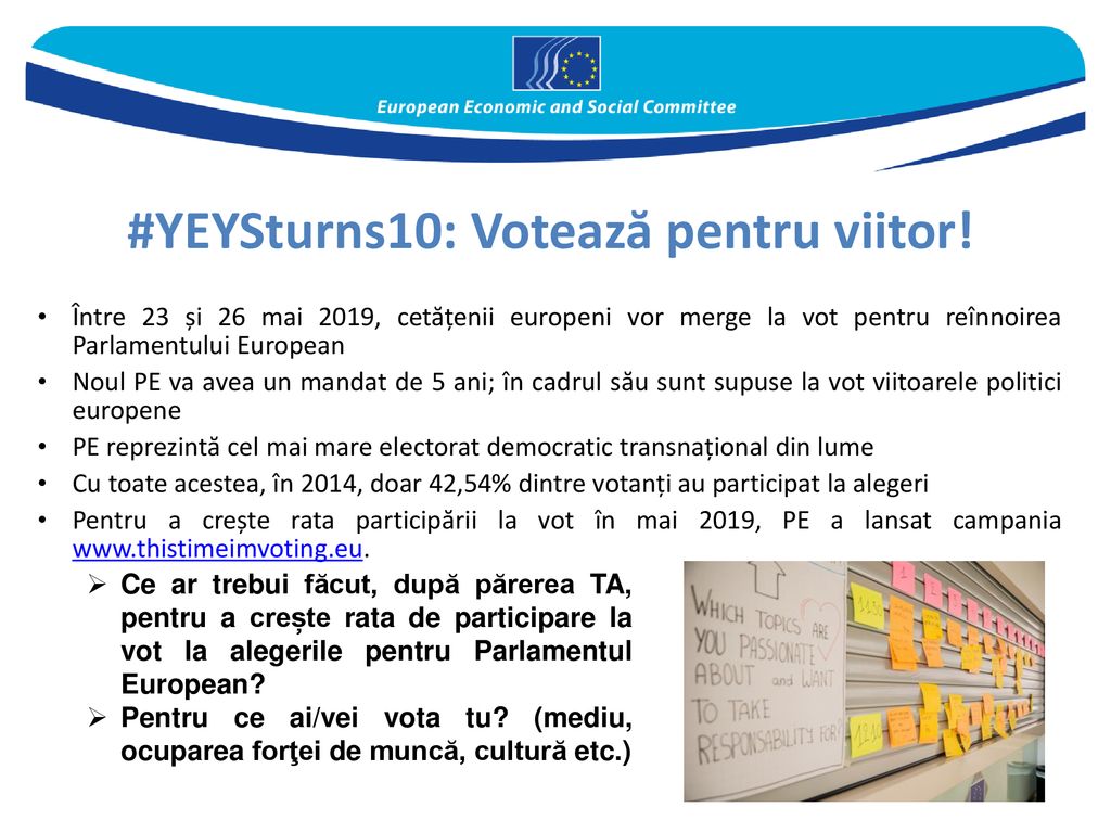 #YEYSturns10: Votează pentru viitor!