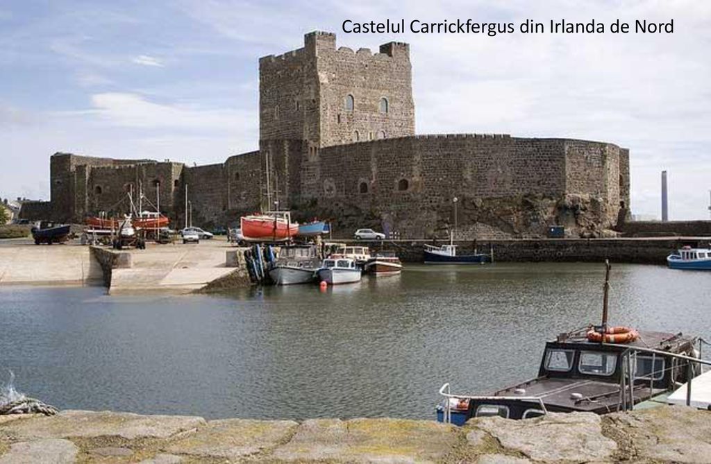 Castelul Carrickfergus din Irlanda de Nord