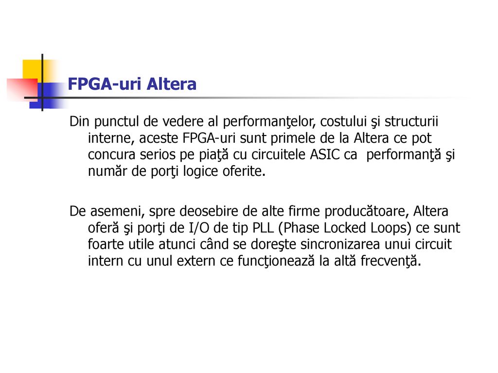 FPGA-uri Altera